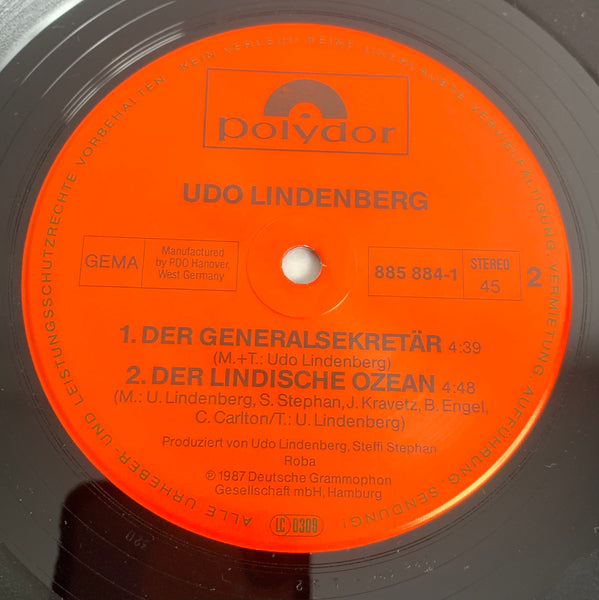Maxi Single Der Generalsekretär von Udo Lindenberg