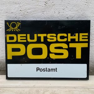 Emaille Schild Deutsche Post Postamt