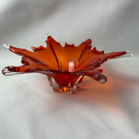Rote Murano Schale