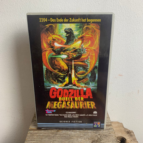 VHS Kassette Godzilla Duell der Megasauria