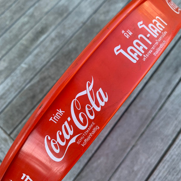 Vintage Coca Cola Tablett unterschiedliche Sprachen