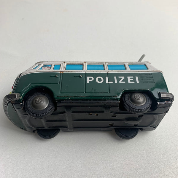 Blechspielzeug VW T1 Polizei Bus