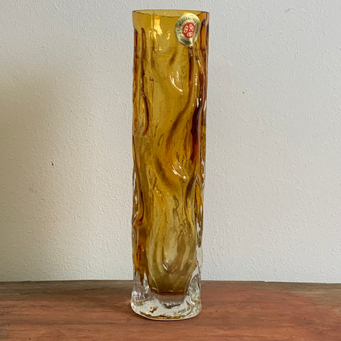 Vintage Stangen Borken Vase von Ingrid Glas