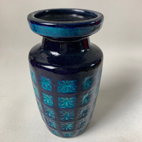 Keramik Vase von Scheurich 261-15 blau türkis