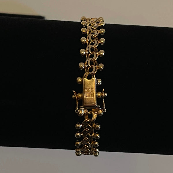 Kette und Armband von Friedrich Binder 585er Gold 14 Karat