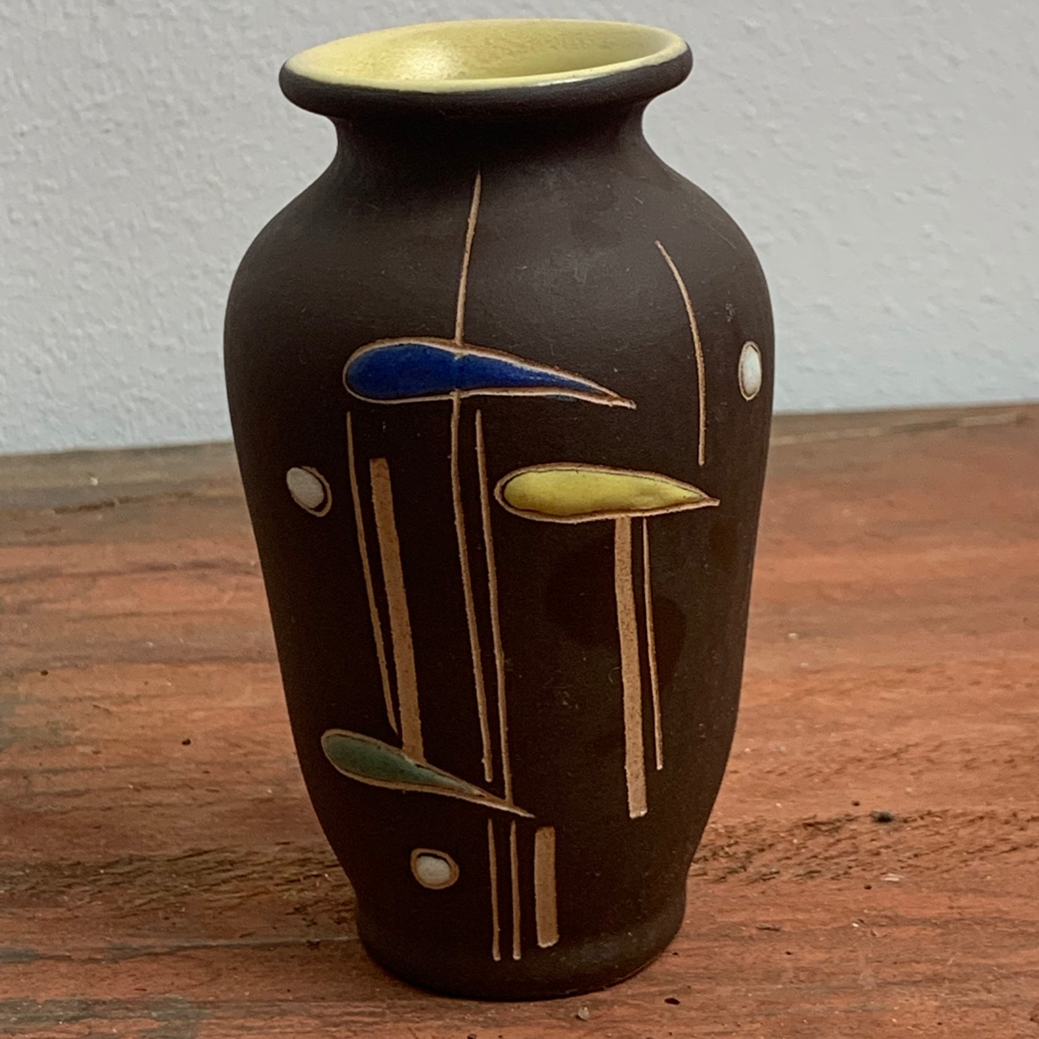 Kleine 50er Jahre Keramik Vase von Jasba – Trödelfuchs Vintage Shop