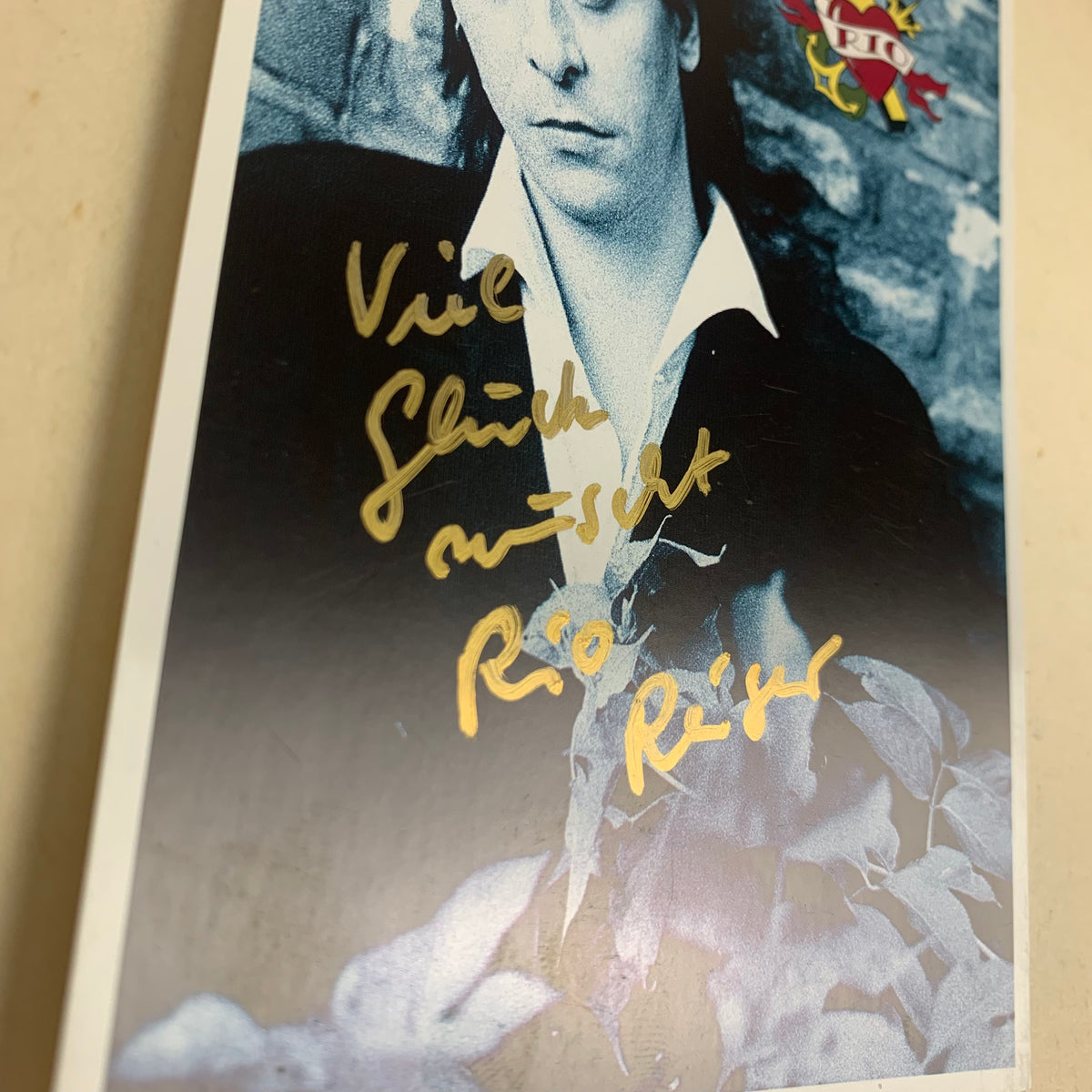 Original Autogramm von Rio Reiser – Trödelfuchs Vintage Shop
