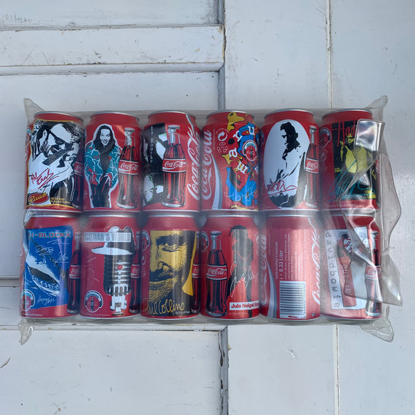 Coca Cola Dosen eingeschweißte Schaupackung