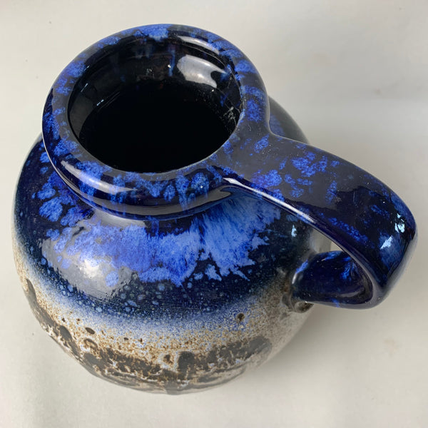 Keramik Vase 484 - 17 von Scheurich in braun blau