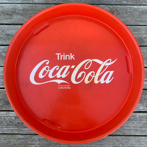 Vintage Coca Cola Tablett unterschiedliche Sprachen