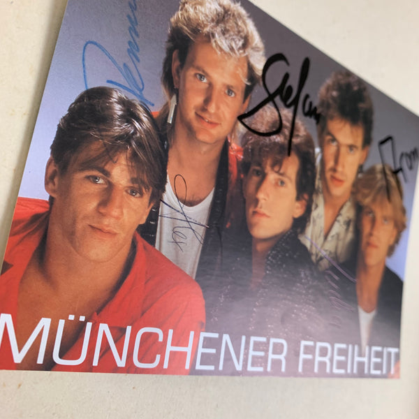 Original Autogramm Münchner Freiheit