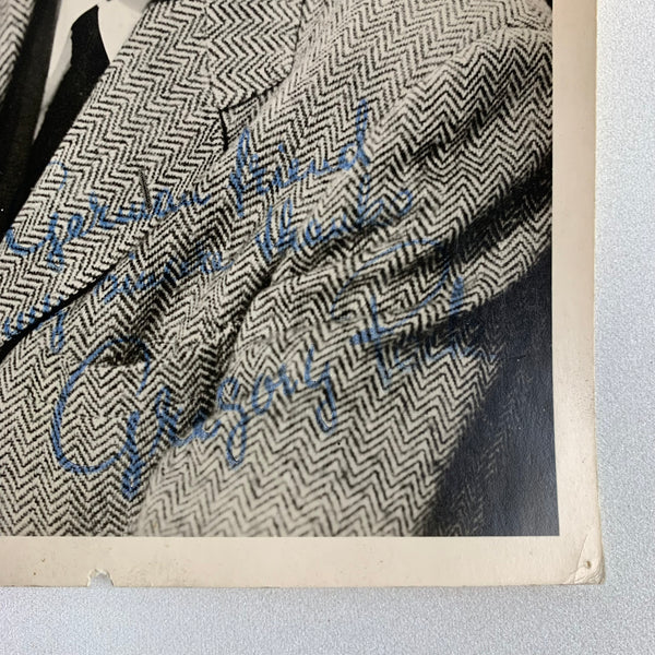 Autogramm Foto Gregory Peck