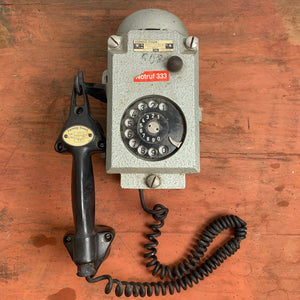 Industrielles antikes Gruben Telefon