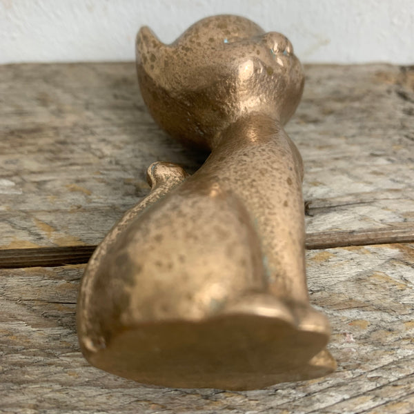 Kleine Bronze Skulptur Katze