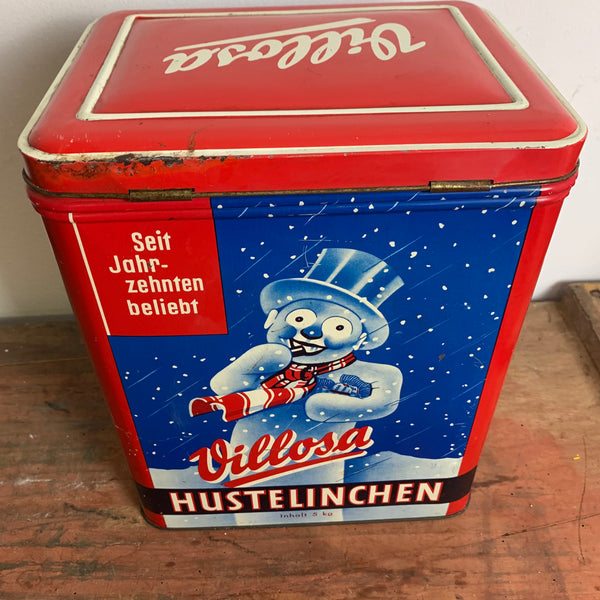 Vintage Blechdose Hustelinchen von Villosa