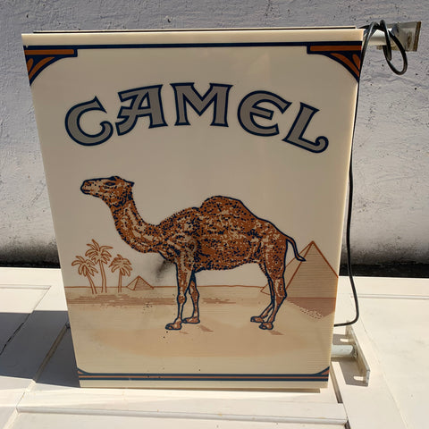 Werbeschild Außenleuchte Camel Zigaretten