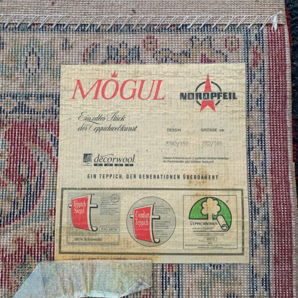 Vintage Orientteppich von Mogul Nordpfeil