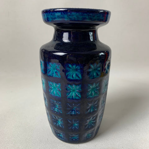 Keramik Vase von Scheurich 261-15 blau türkis