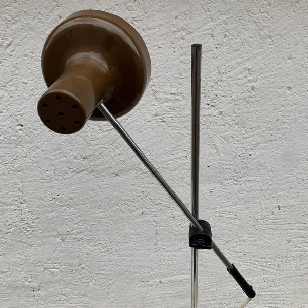 Vintage Stehlampe braun