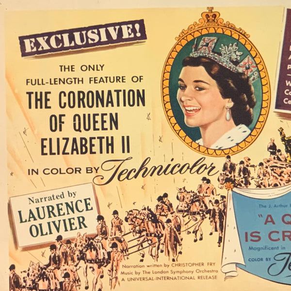 Filmplakat Technicolor – The Coronation of Queen Elizabeth II