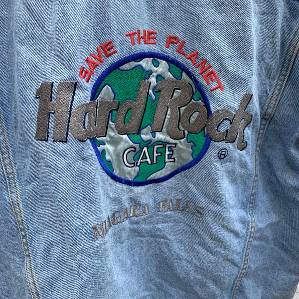 Vintage Jeans Jacke Hard Rock Café Niagara Falls