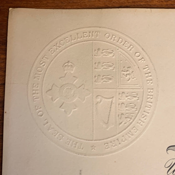 Original Ehrenauszeichnung von Queen Elisabeth II