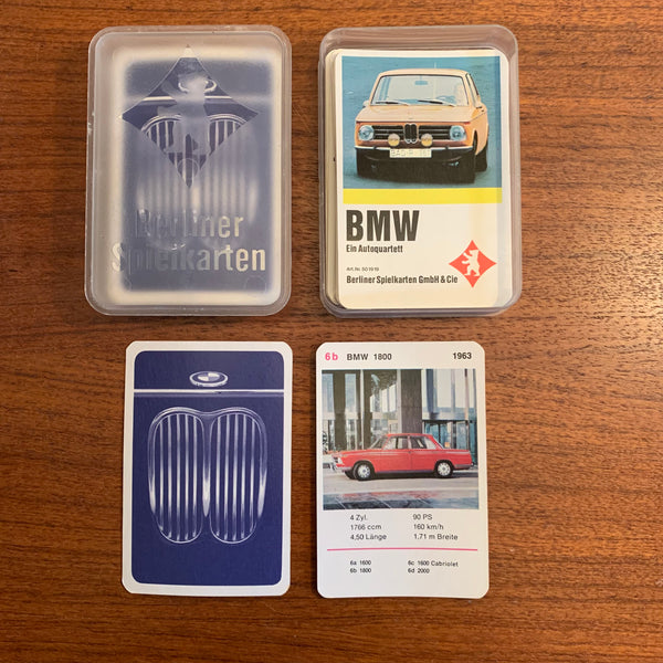 BMW Quartett Berliner Spielkarten