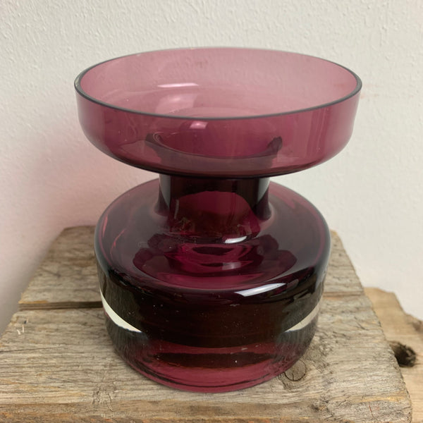 Vintage Glas Vase von Glasvasen von Tamara Aladin für Riihimaen Lasi Oy