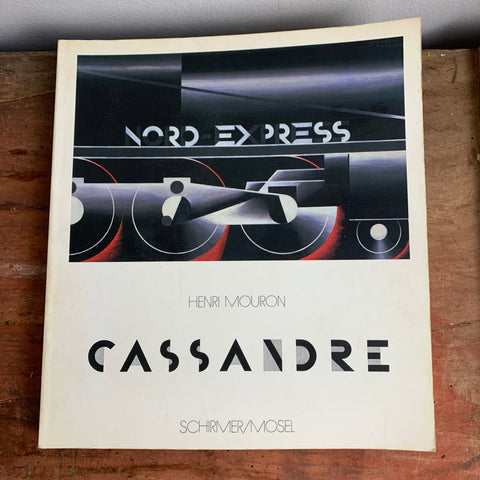 Buch Cassandre Plakatmaler Typograph Bühnenbildner