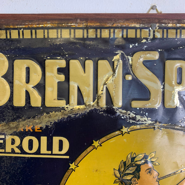 Vintage Blechschild Herold Brennspiritus