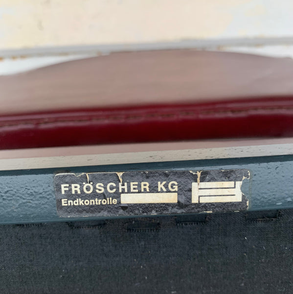 Vintage Stahlrohr Stuhl Fröscher KG