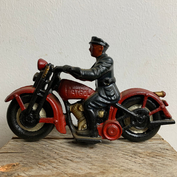 Vintage Harley Davidson von Hubley aus Gusseisen