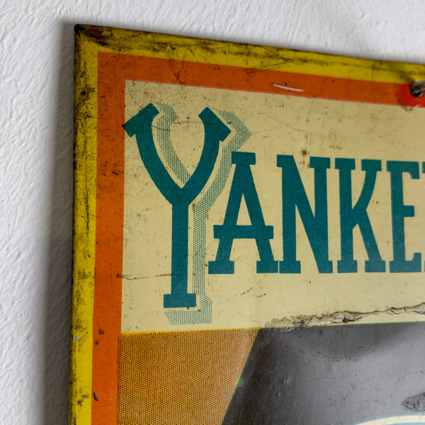 Vintage Blechschild Yankee Polish