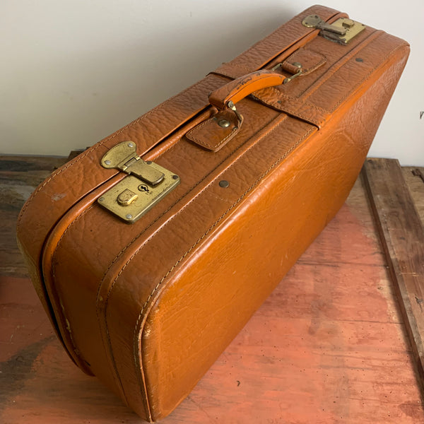 Vintage Leder Reisekoffer