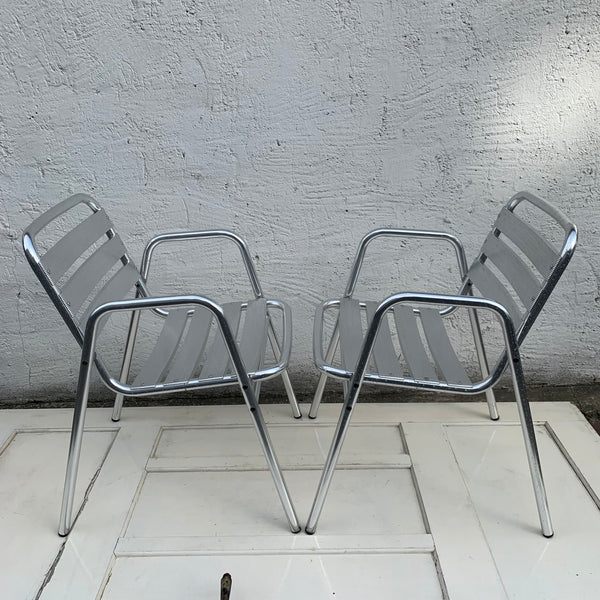 Aluminium Stuhl Montecarlo / Gacela von Ortínez für Indecasa