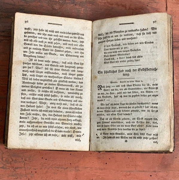 Antikes Lehr- und Erbauungsbuch für junge Christen von 1788