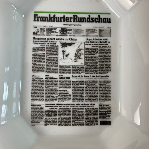 Aschenbecher Frankfurter Rundschau