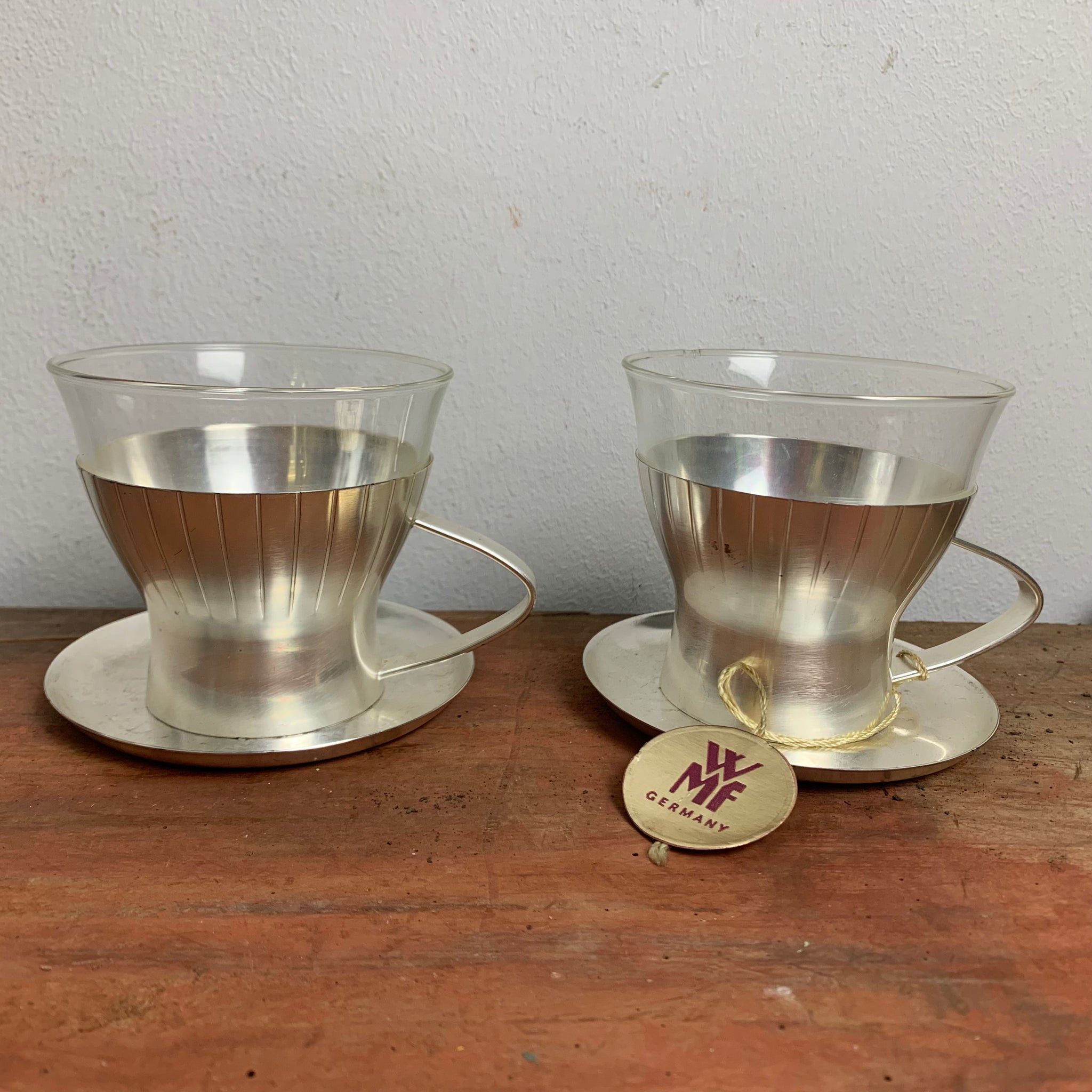 2 vintage Teegläser von WMF – Trödelfuchs Vintage Shop