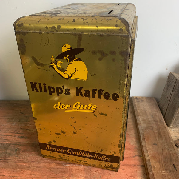 Vintage Klipp‘s Kaffee Vitrine