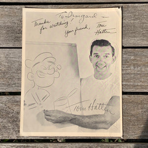 Autogramm Tom Hatten signiert Popeye