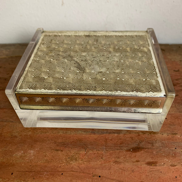 Vintage Plexiglas Zigarettendose von WMF