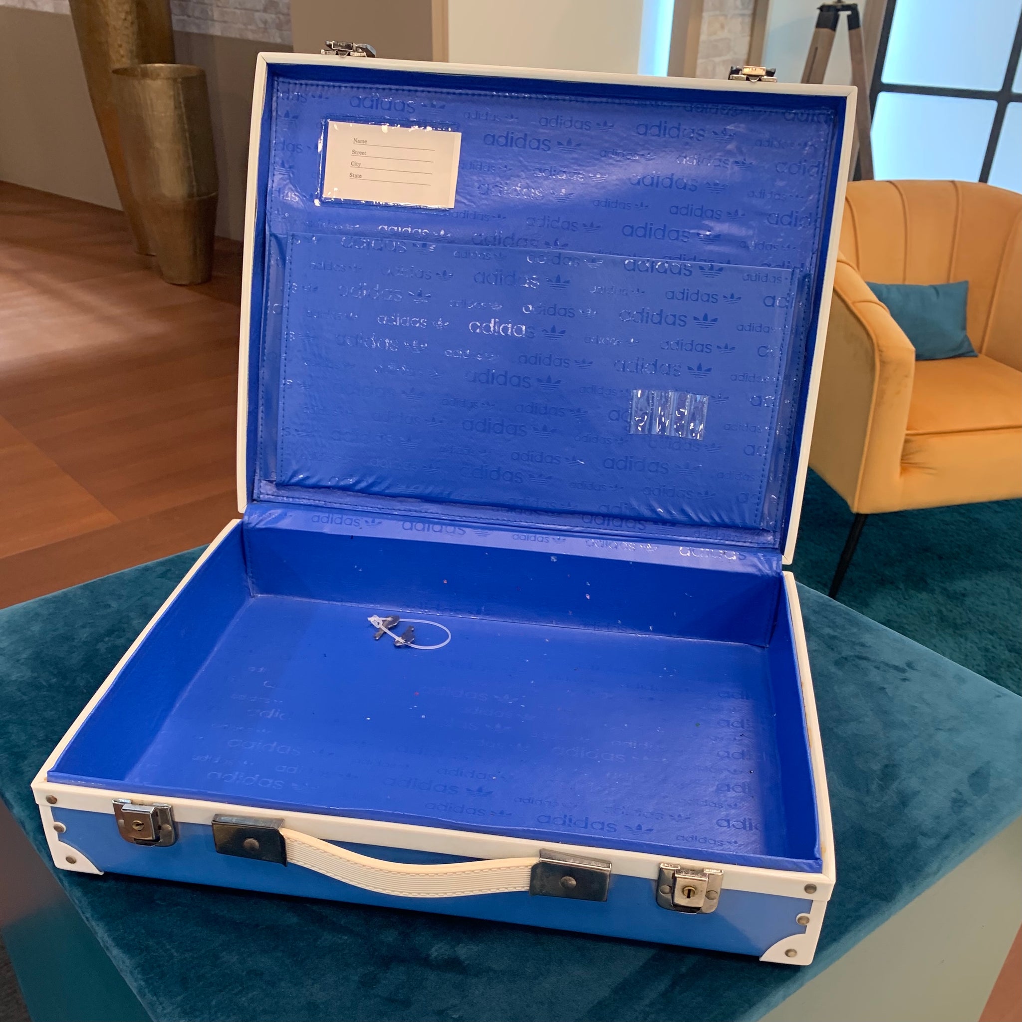 Vintage Adidas Aktenkoffer Blau 1970s Adidas Bag Österreich