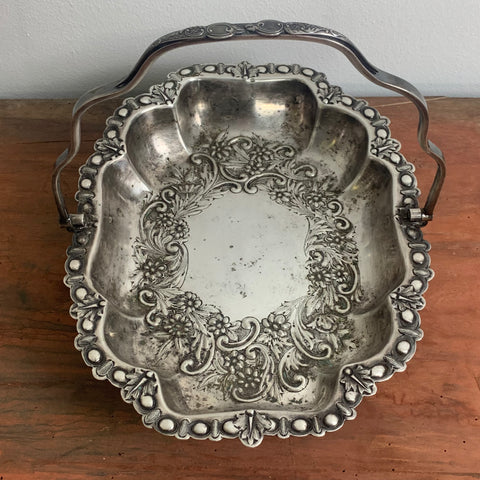 Antike Silber Jugendstil Schale von R&B