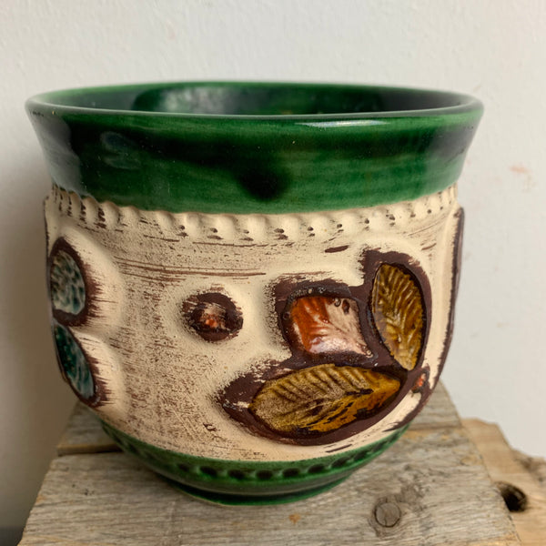 Vintage Keramik Blumen Übertopf von Bay