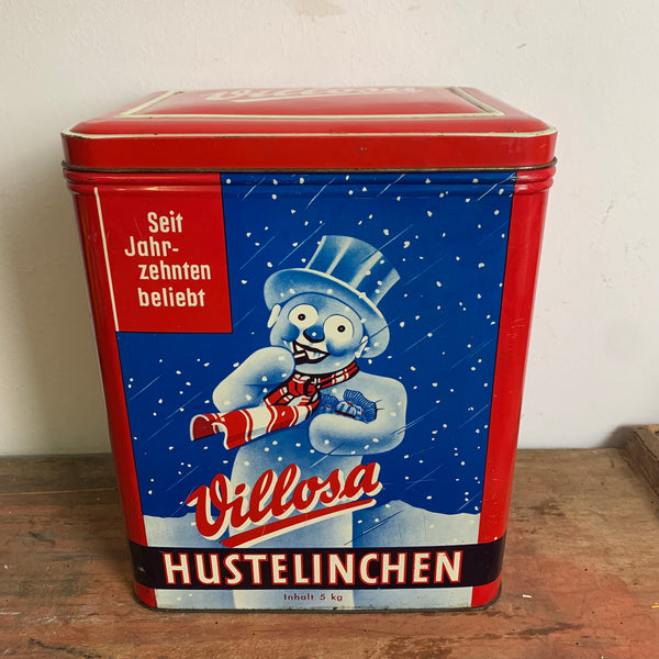 Vintage Blechdose Hustelinchen von Villosa