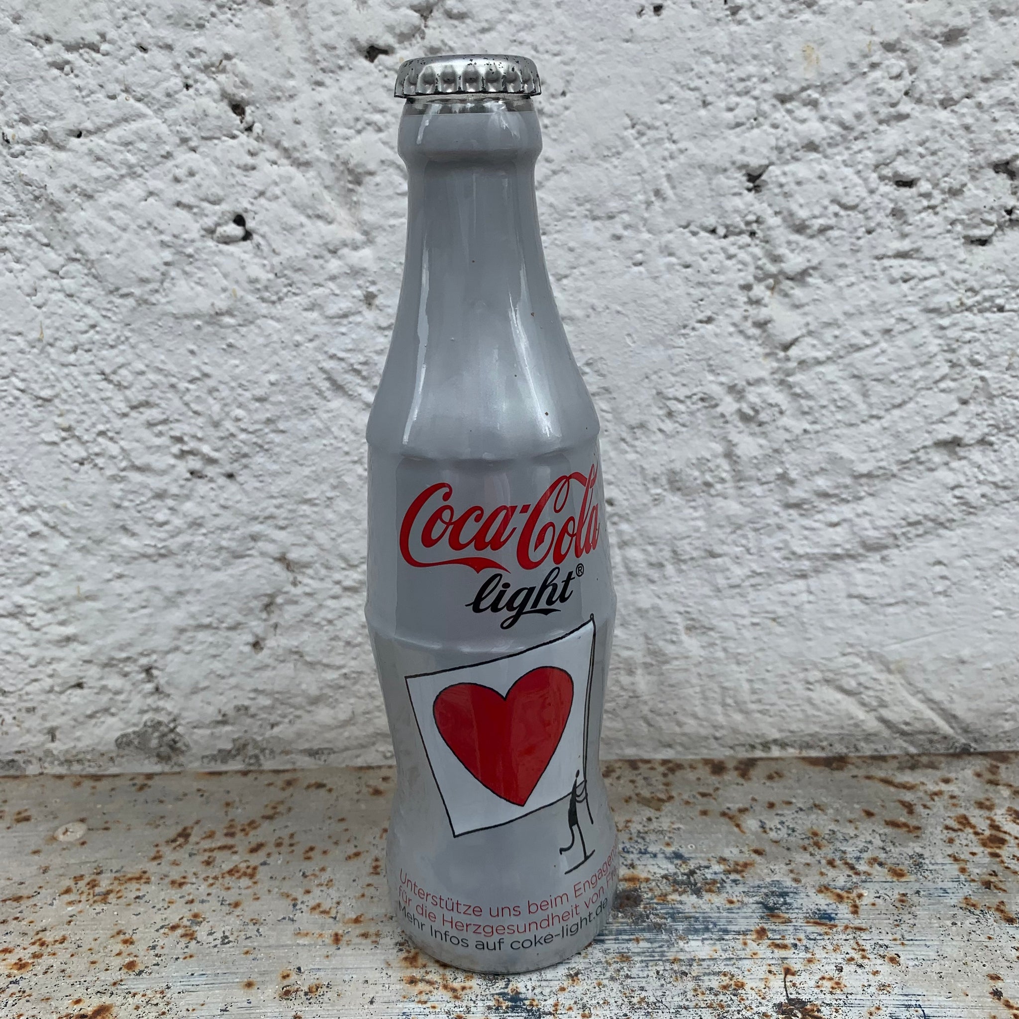 Sammelflasche Coca Cola light Weltherztag