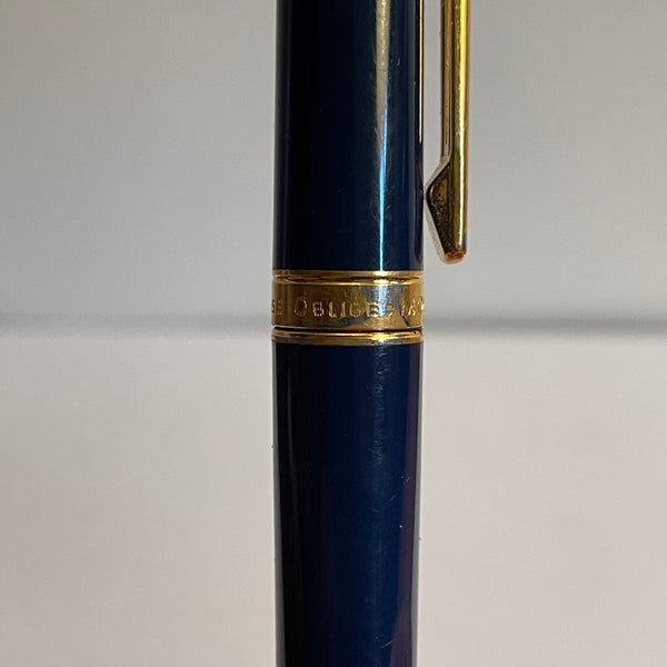 Montblanc Noblesse Oblige Kugelschreiber blau gold