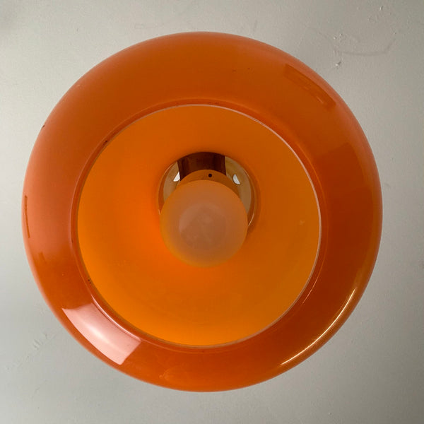 Orangene Deckenlampe von Peill und Putzler