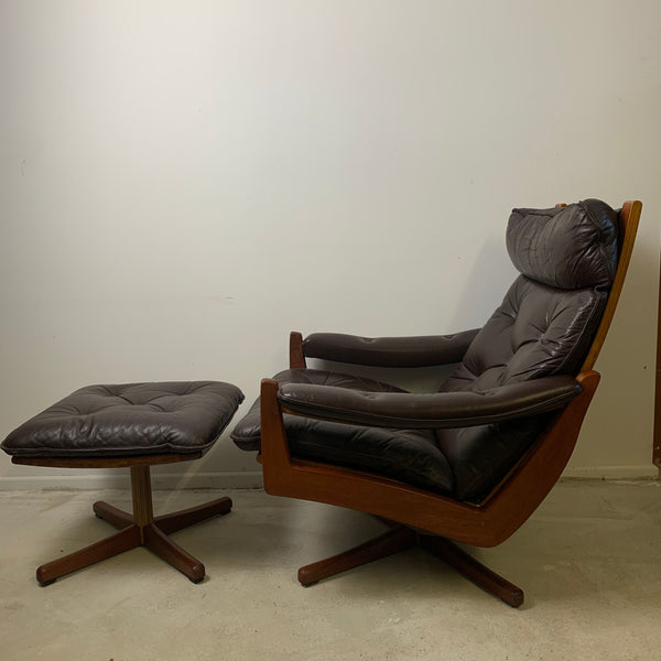 Lounge Chair mit Ottomane von SöDa