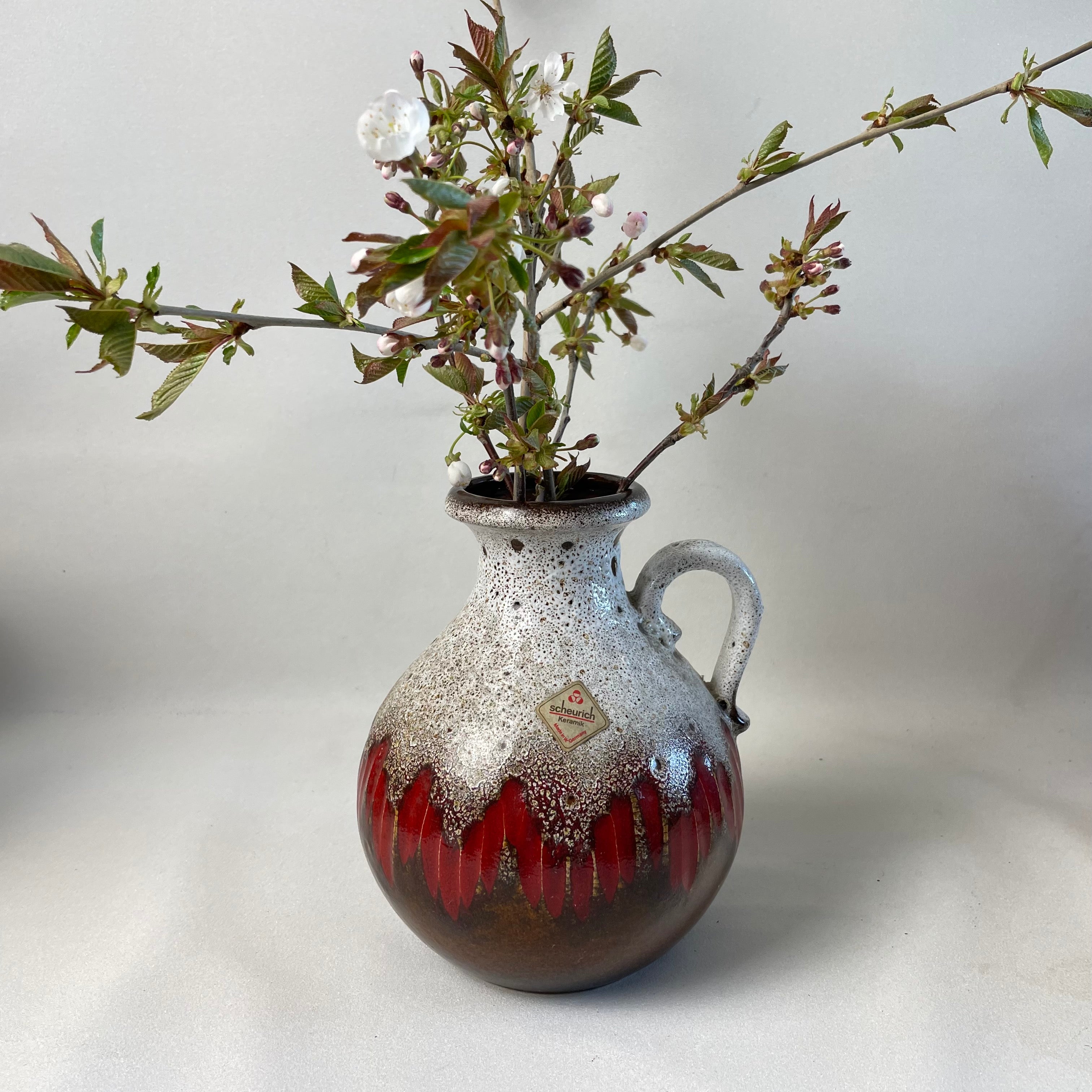 Keramik Vase von Scheurich Fat Lava 495-20 – Trödelfuchs